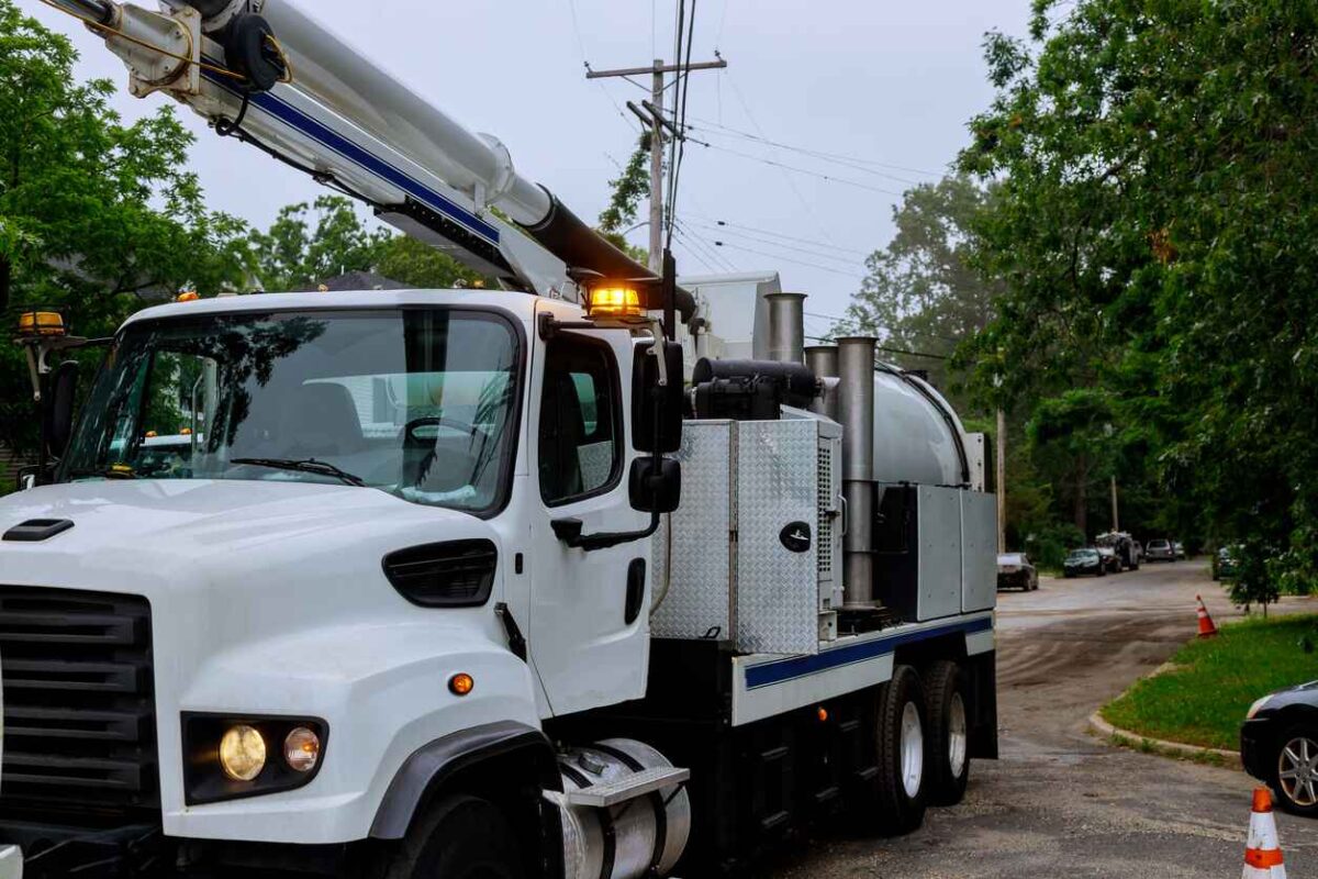 Image of a service truck